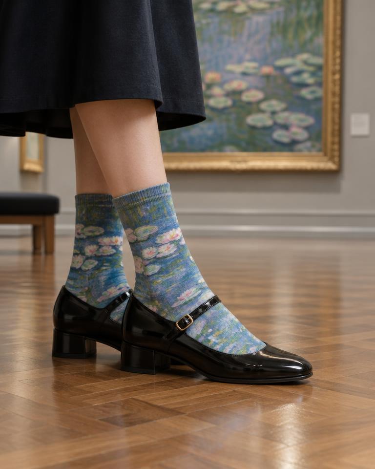 Atelier Monet Museum Sock worn